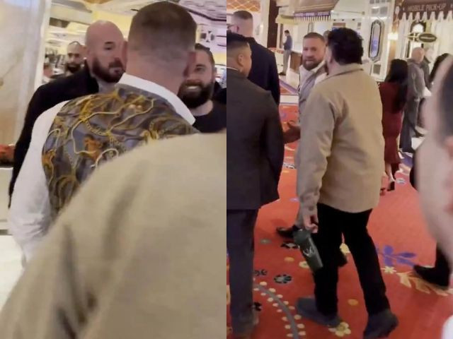 康纳·麦格雷戈（Conor McGregor）在嘲讽球迷“让我们走吧，哈比布”后向球迷吐唾沫