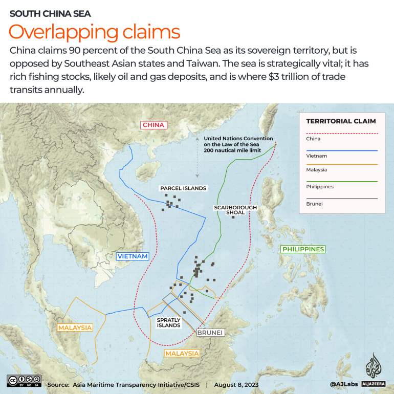 菲律宾和中国指责对方在南中国海撞船